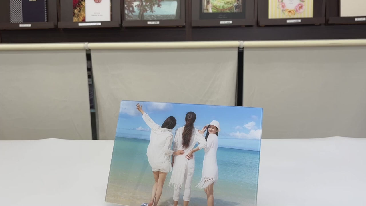 アクリルフォトパネル【M】Z8/A5 プレゼント 記念品 写真立て – 縁の